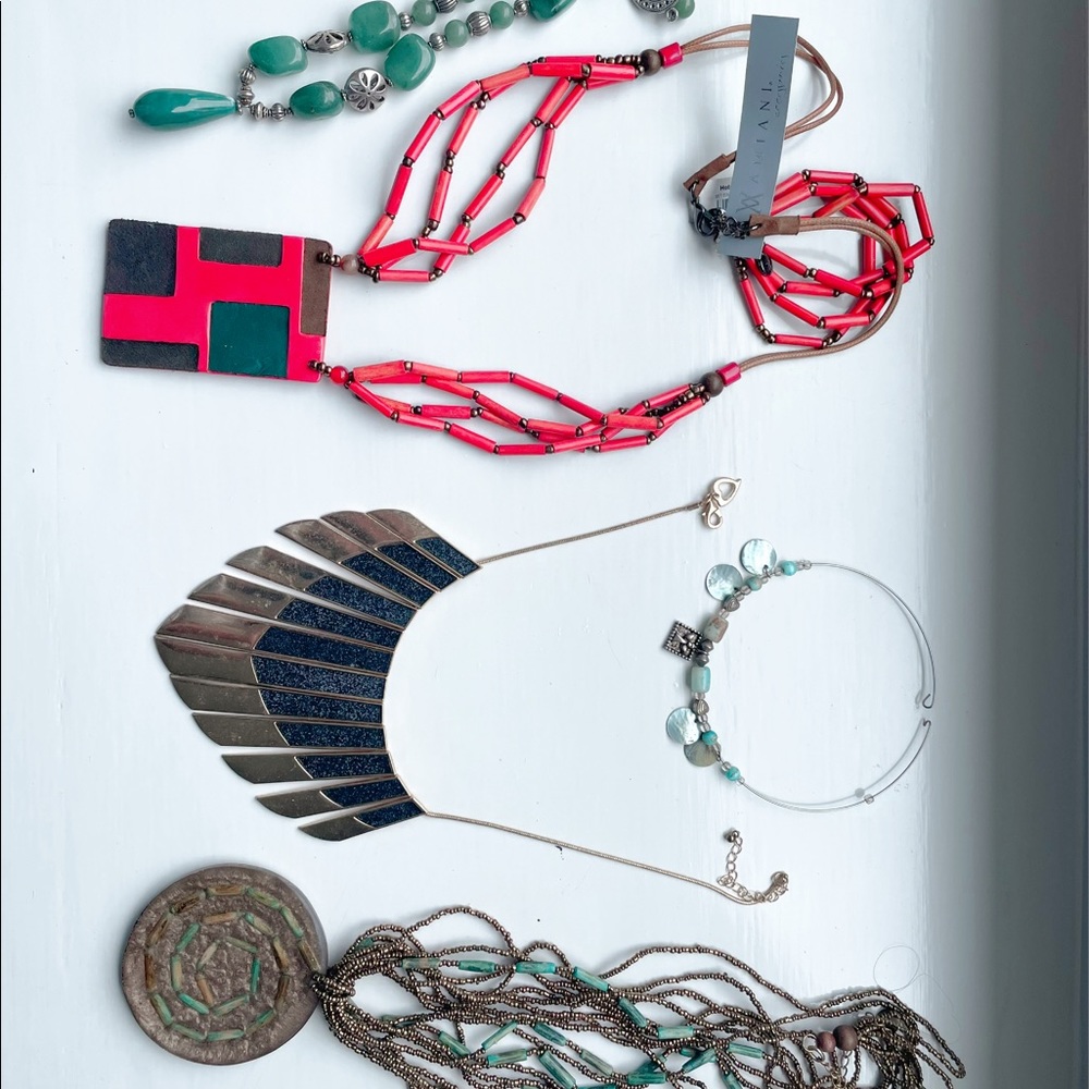 Five Gorgeous gypsy style necklace for sale